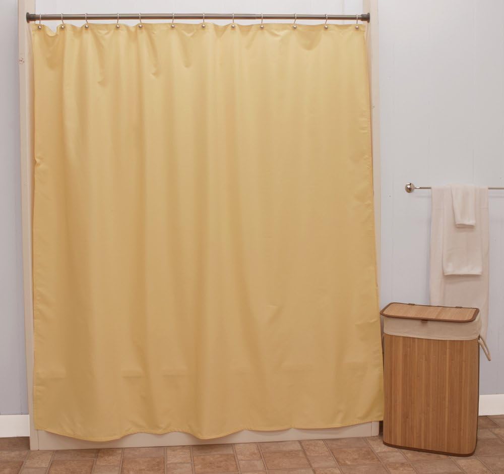 Amazon.com: Ex-Cell Pierce Fabric Microfiber Shower Curtain Liner, 70 ...