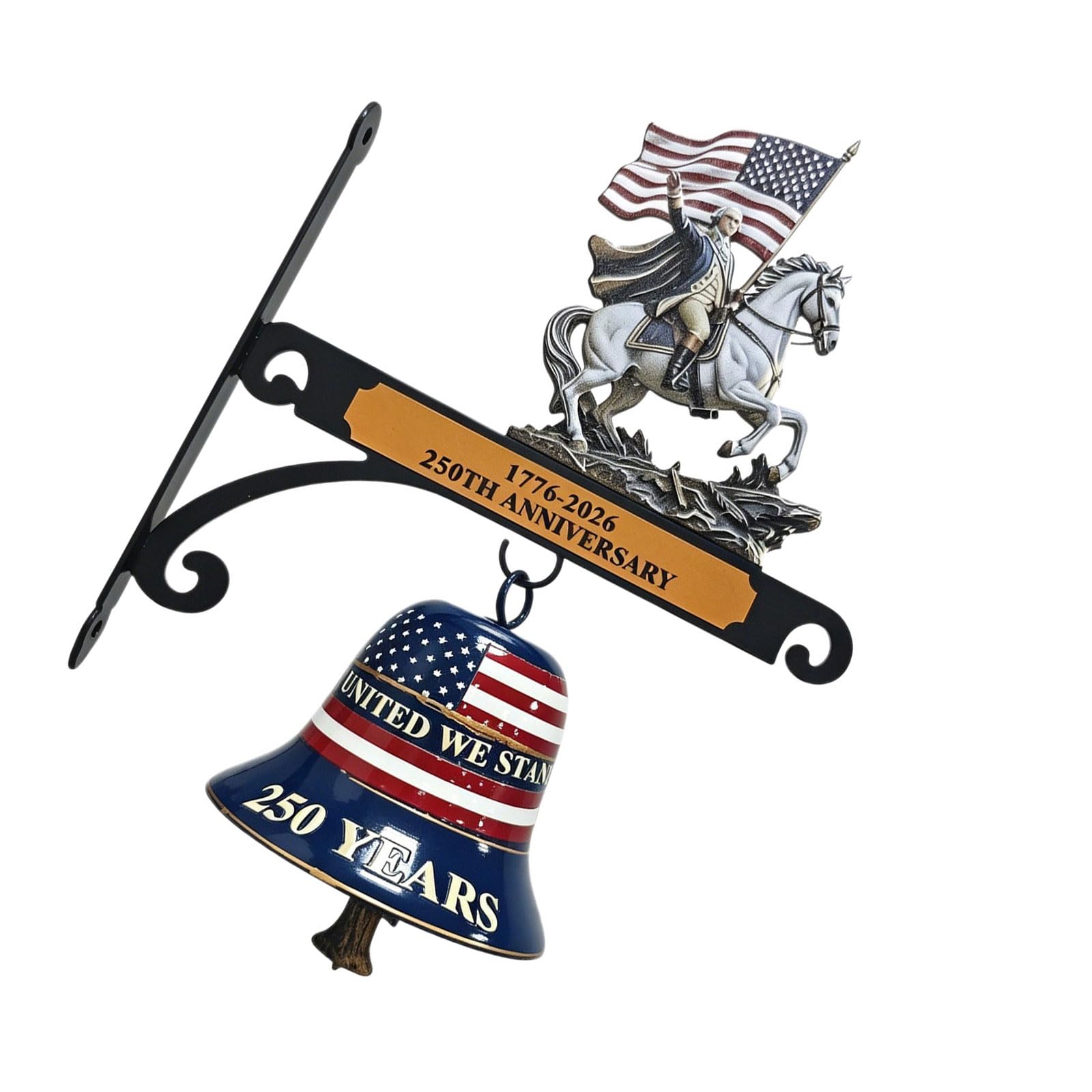 Ljmyy Patriotic Independence Day Bells Set For Home Decoration And Party Celebration Metal Doorbell With Clear Sound