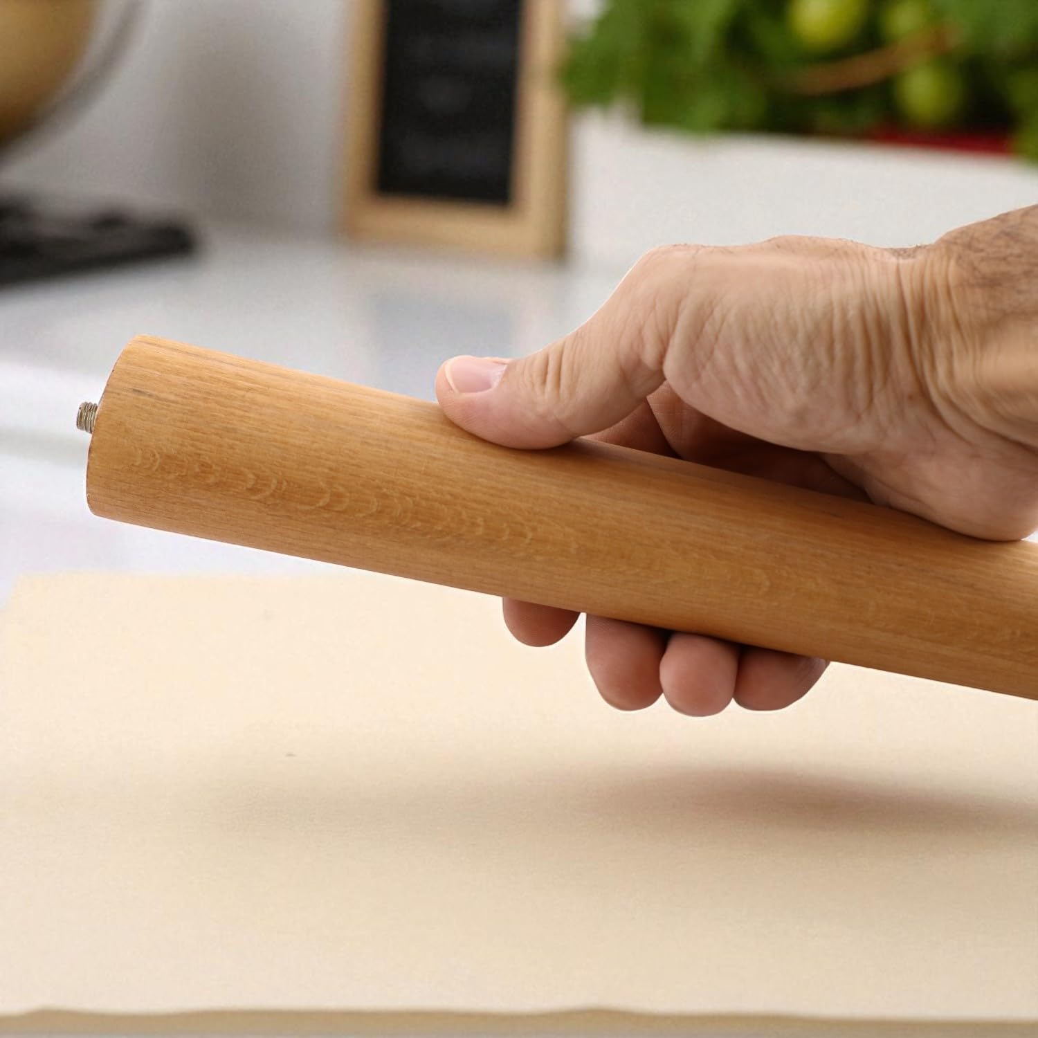 Bohem 25 cm 3 ADET Kahverengi Doğal Ahşap Boyalı Silindir Sehpa Masa Ayağı Mobilya Yedek Parça