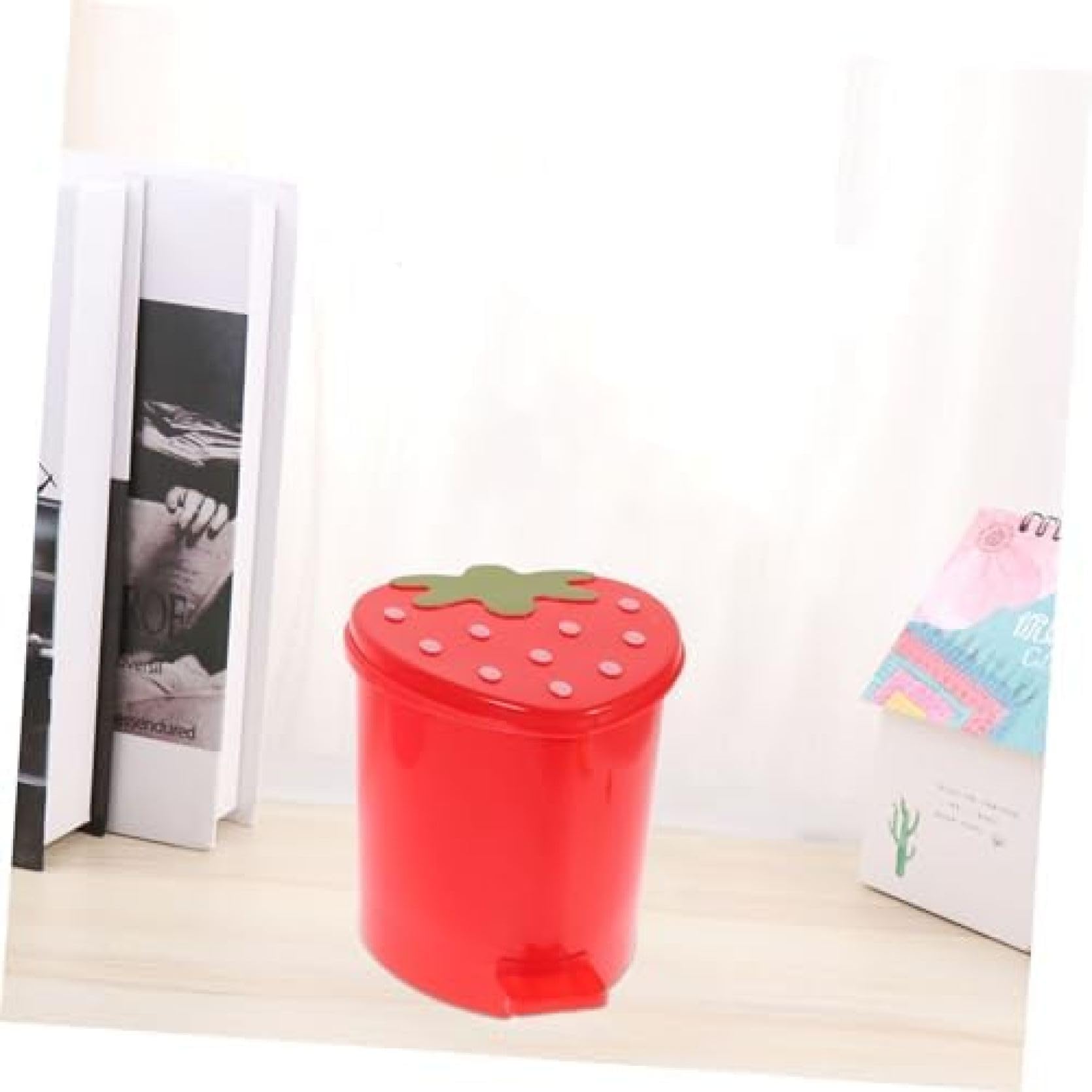 Amazon｜2個 ゴミ箱 ごみホルダー 赤 収納ボックス オフィス かわいい