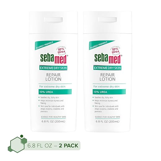 Sebamed Extreme Dry Skin Repair Advance Therapy Lotion with 10% Urea Perfect for Eczema Psoriasis Lotion Rough Dry Skin Moisturizer 6.8 Fluid Ounces
