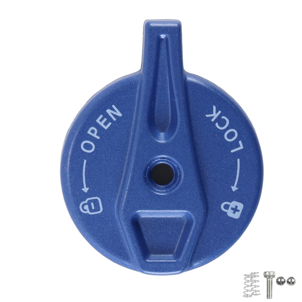 Tappo di ricambio in lega di zinco blu per interruttore di blocco remoto della forcella anteriore della bicicletta per forcella ammortizzata della mountain bike