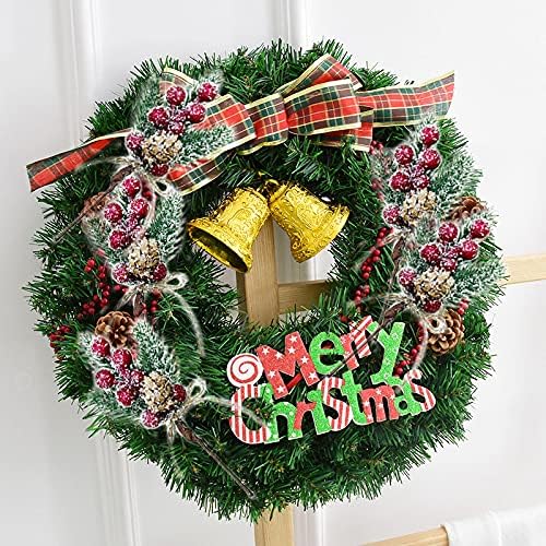 Miniatura 3 de Bayas de Navidad, tallos rojos de hoja perenne, ramas de pino de hoja perenne, 8 piezas de púas de Navidad, conos de pino artificiales, tallo de