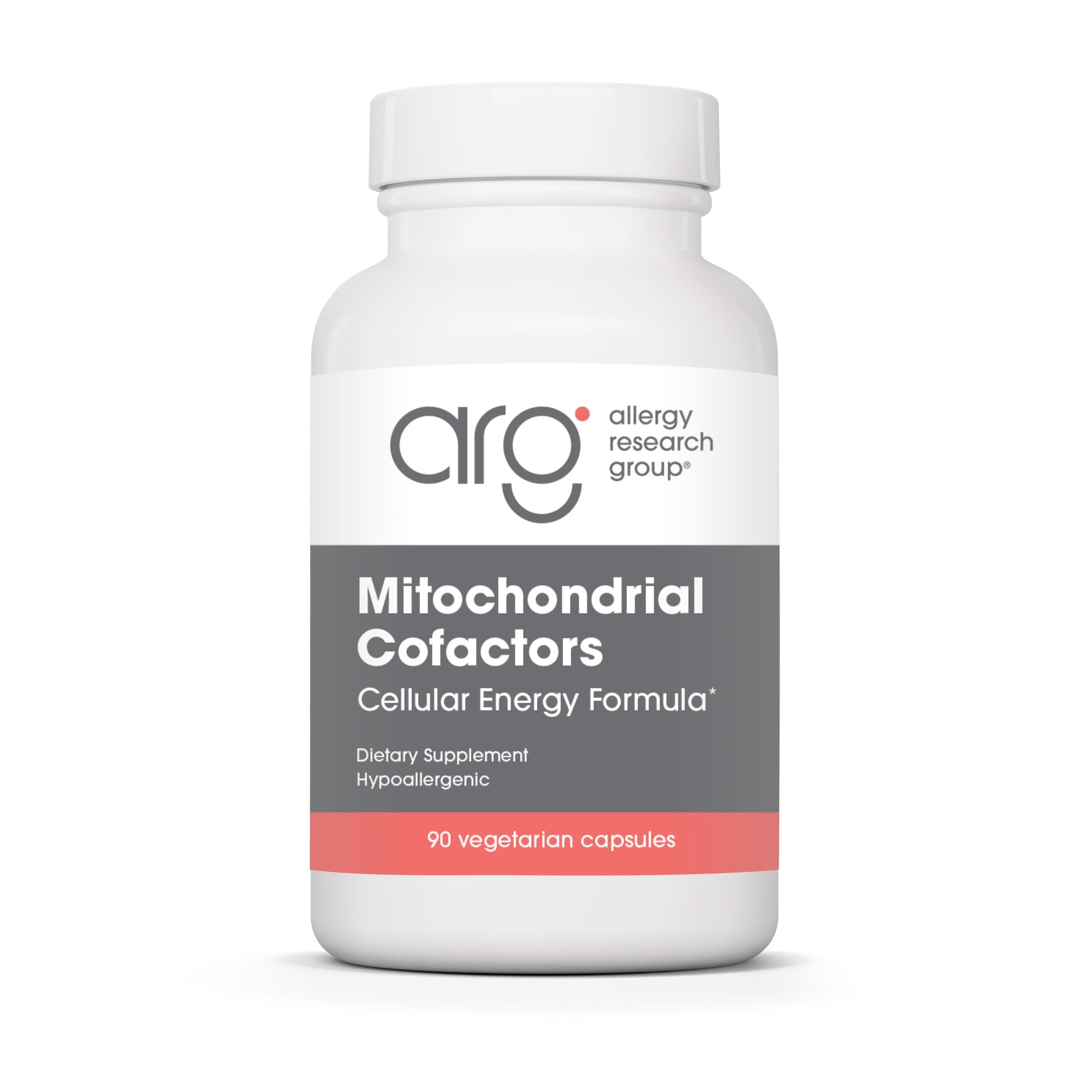 Mitochondrial Cofactors - Mitochondrial Supplements, CoQ10, Mitochondria Support with Cellular Energy Formula, Hypoallergenic, Vitamin B6 & Magnesium - 90 Vegetarian Capsules