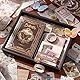 PANYI Scrapbook Zubehör Set Vintage Scrapbooking Sticker DIY Bullet Journaling Zubehör Dekoratives Schreibpapier Scrapbook Das Perfekte Geschenk für Teenager und Kinder