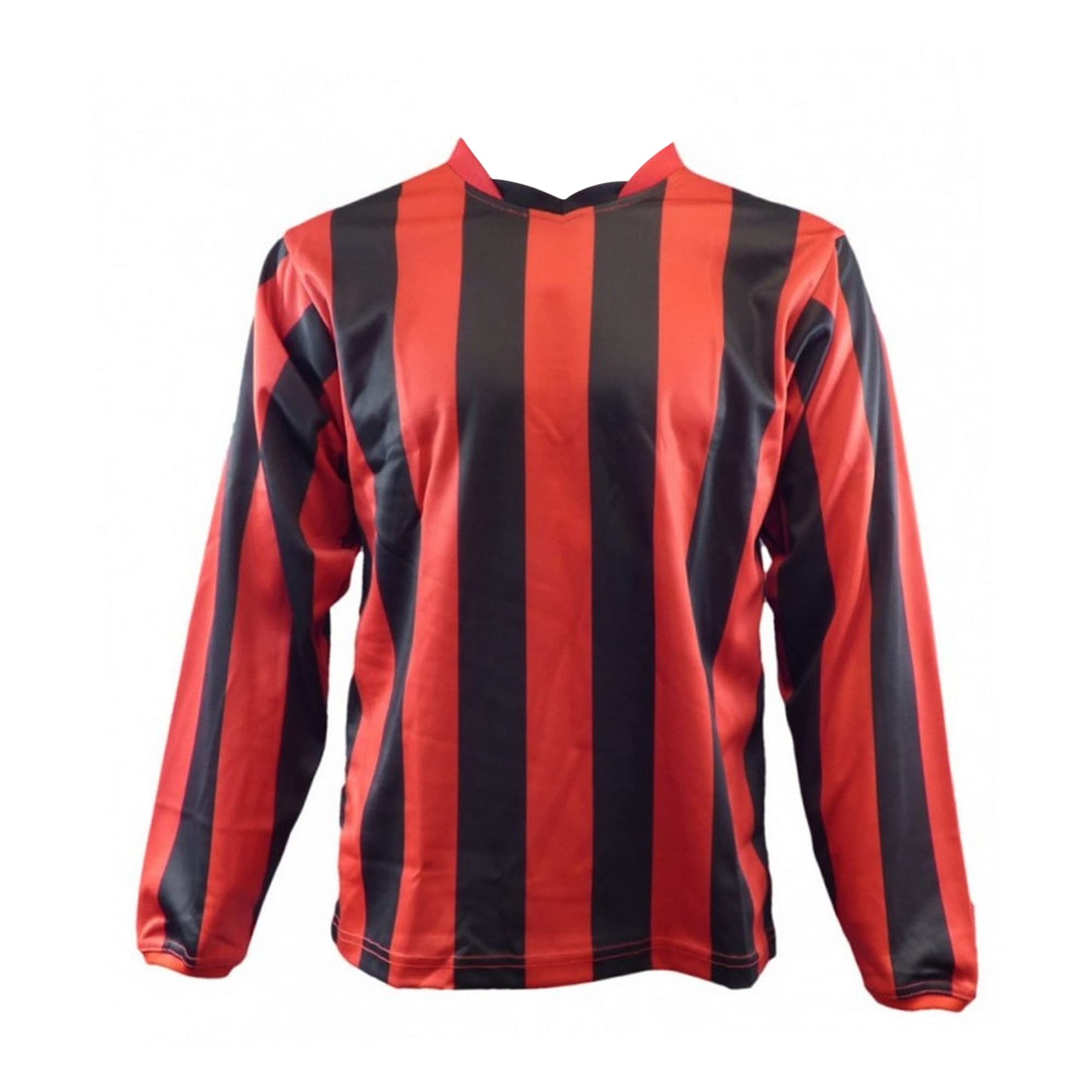 Ropa de fútbol Jersey Newcastle vertical rojo y negro talla XXS de 26 a 28 pulgadas para el campo 3