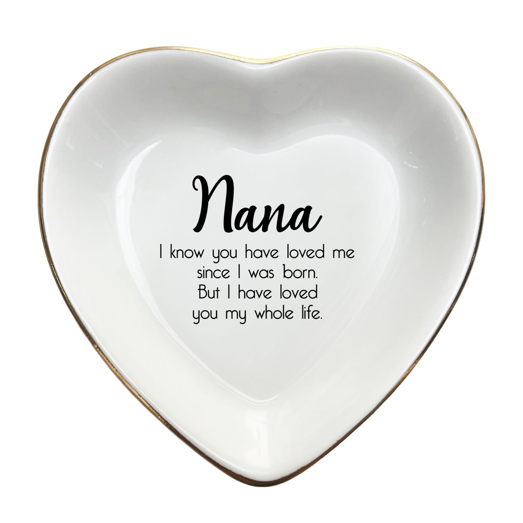 BAT TRANG Ceramic Grandma Ring Dish Jewelry Dish-Nana Gifts from Graddaughter-Birthday Gift-Bridal Shower Gifts