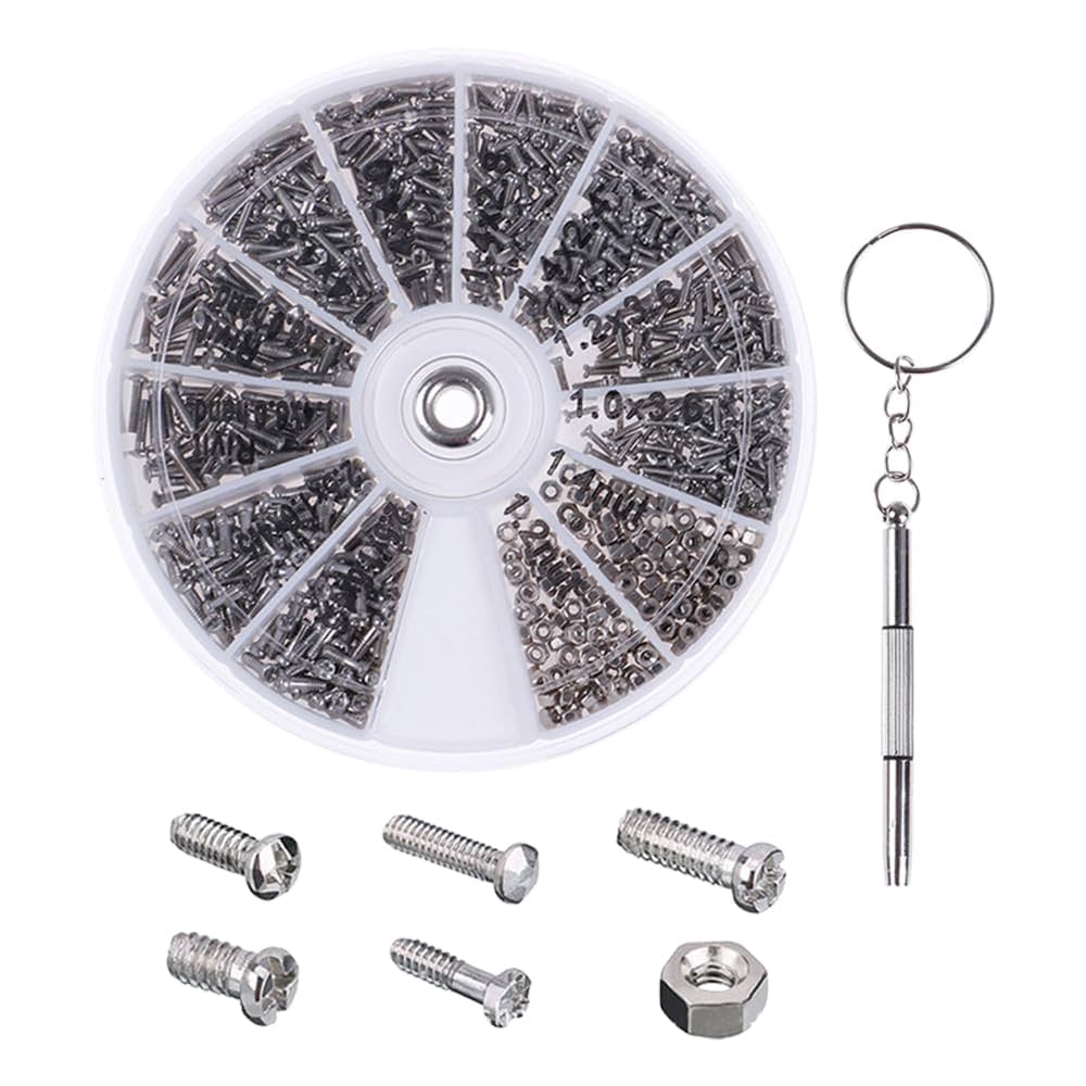 Amazon | 多機能ネジ メガネ用ネジ 精密 メガネ ねじ 小型ねじ
