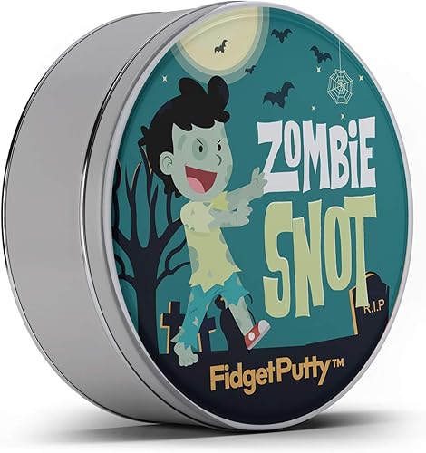 Miniatura 4 de Zombie Snot Fidget Putty Stress Relief Novelty Zombie Gags for Kids Stocking Stuffers for Boys Halloween Weird White Elephant Ideas Fidget Toys