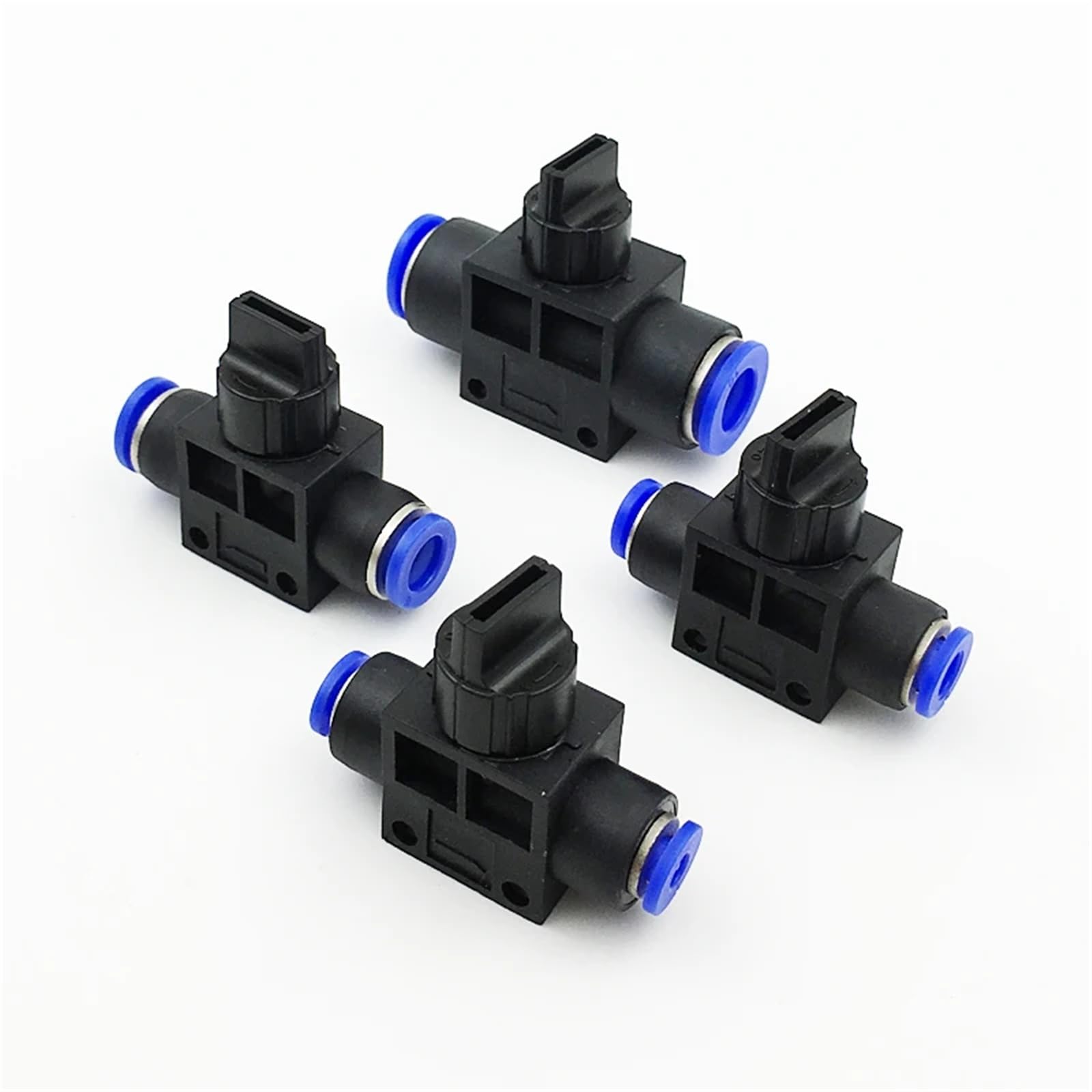 Raccordo pneumatico a 2 vie per tubo flessibile in plastica, 4 mm, 6 mm, 8 mm, 10 mm, 12 mm, 1 pezzo (10 mm)