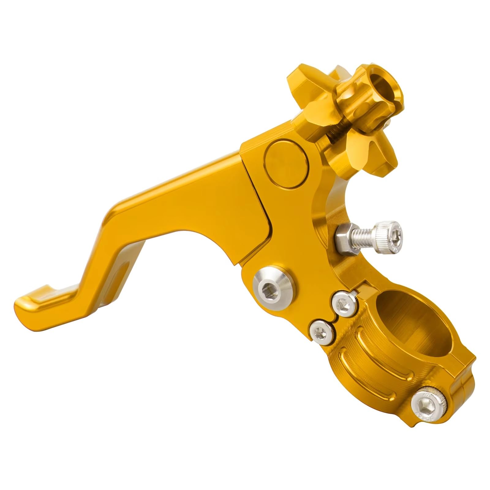 Naojino Yellow Brake Clutch Levers Compatible With For Yz80 For Yz85 For Yz125 For Yz250 For Yz250f For Yz426f 2001-2016 Motorcycle Short Stunt Brake Clutch Lever(Yellow)