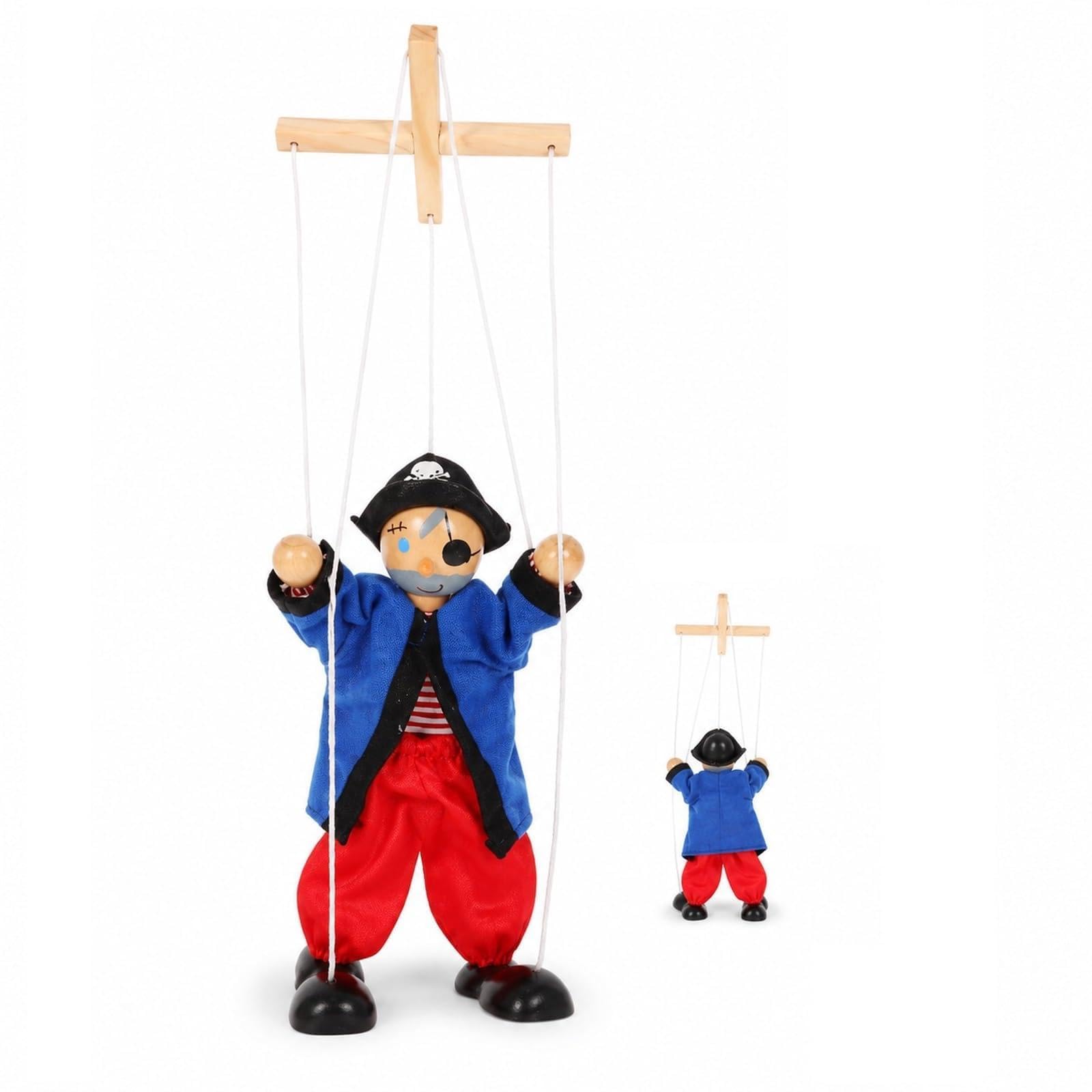 Amazon.com: LUOZZY Pirate Marionette Puppet Wooden Marionette Toy