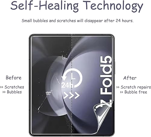 Miniatura 16 de Protector de pantalla para Samsung Galaxy Z Flip 4 (no de vidrio), película protectora de TPU flexible transparente de cobertura completa