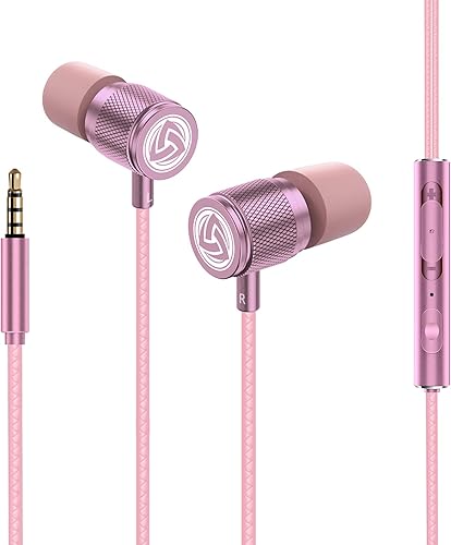 Miniatura 7 de LUDOS Ultra In Ear - Audífonos con cable, micrófono y control de volumen, con espuma viscoelástica, cable reforzado, graves, compatibles con iPhone,