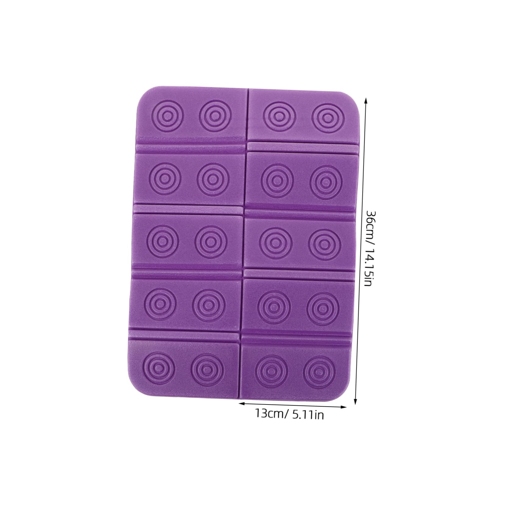 ifundom 4Pcs Portable Folding Cushion Compact Outdoor Seat Pad Lightweight Foldable Mat for Camping Bathing and Travel Versatile and