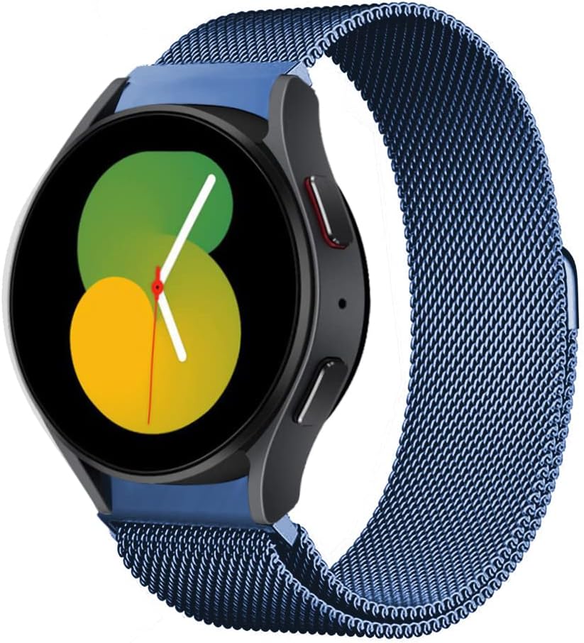 Correa milanesa para Samsung Galaxy Watch 45 de 1.575 pulgadas, 1.732 pulgadas, clásica, 1.812 pulgadas, 1.654 pulgadas, correa magnética para