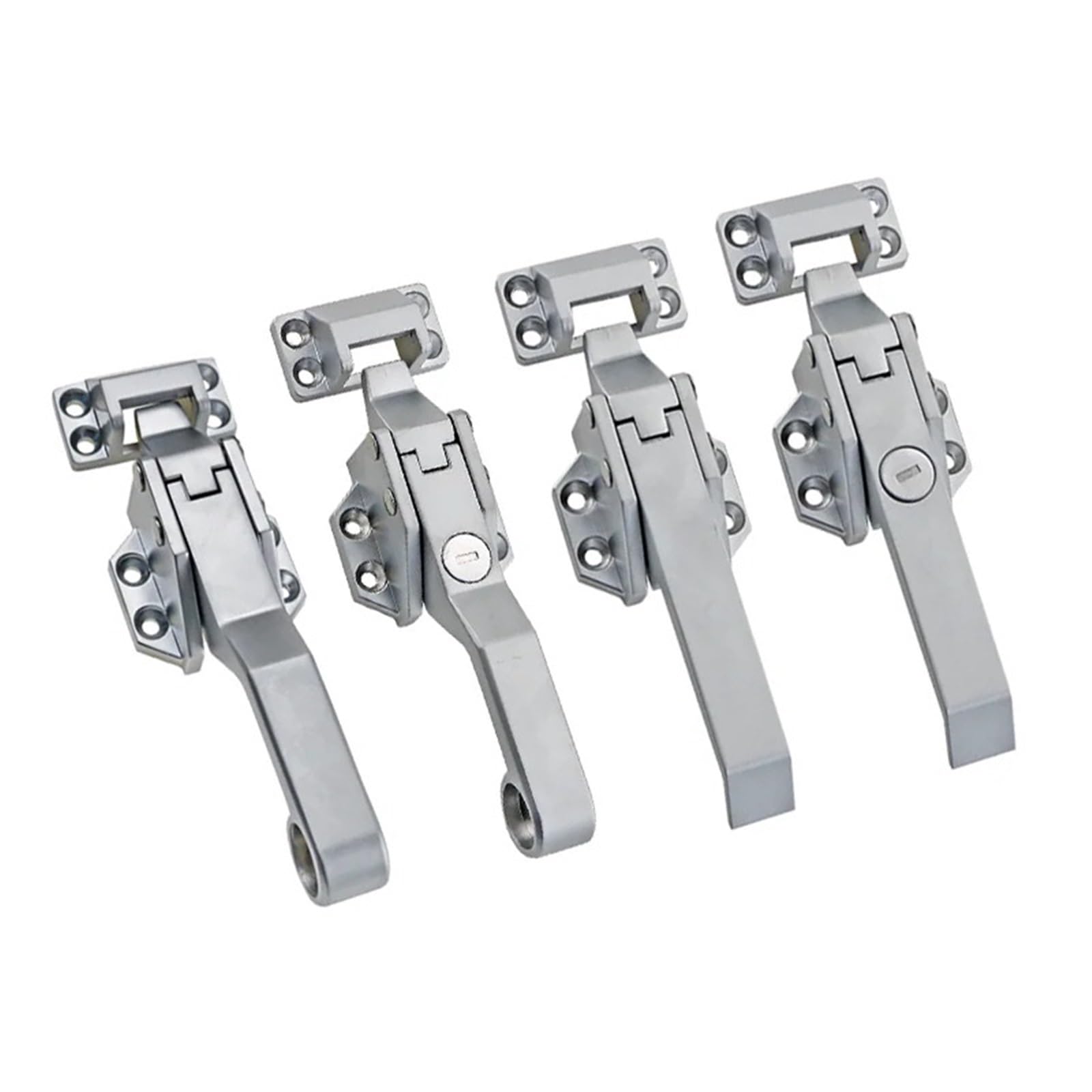 FQJYXWEWL Zinc Alloy Vacuum Tight Closing Handle for Refrigerated Garage Door Hinge Heavy 1Pcs(Linkage no lock)