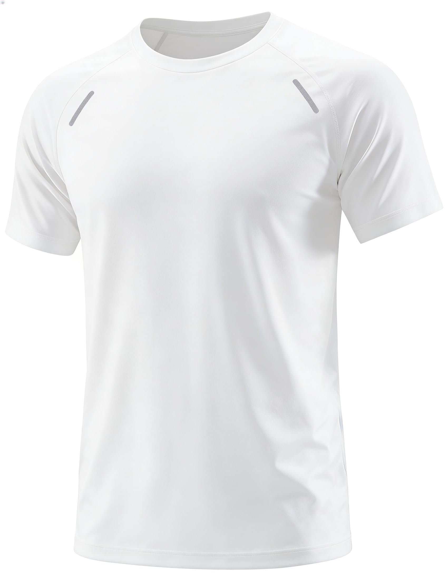 Camiseta deportiva para hombre, cuello redondo, manga corta, transpirable, secado rápido, fitness, gimnasio, entrenamiento, S - 3XL — view 11