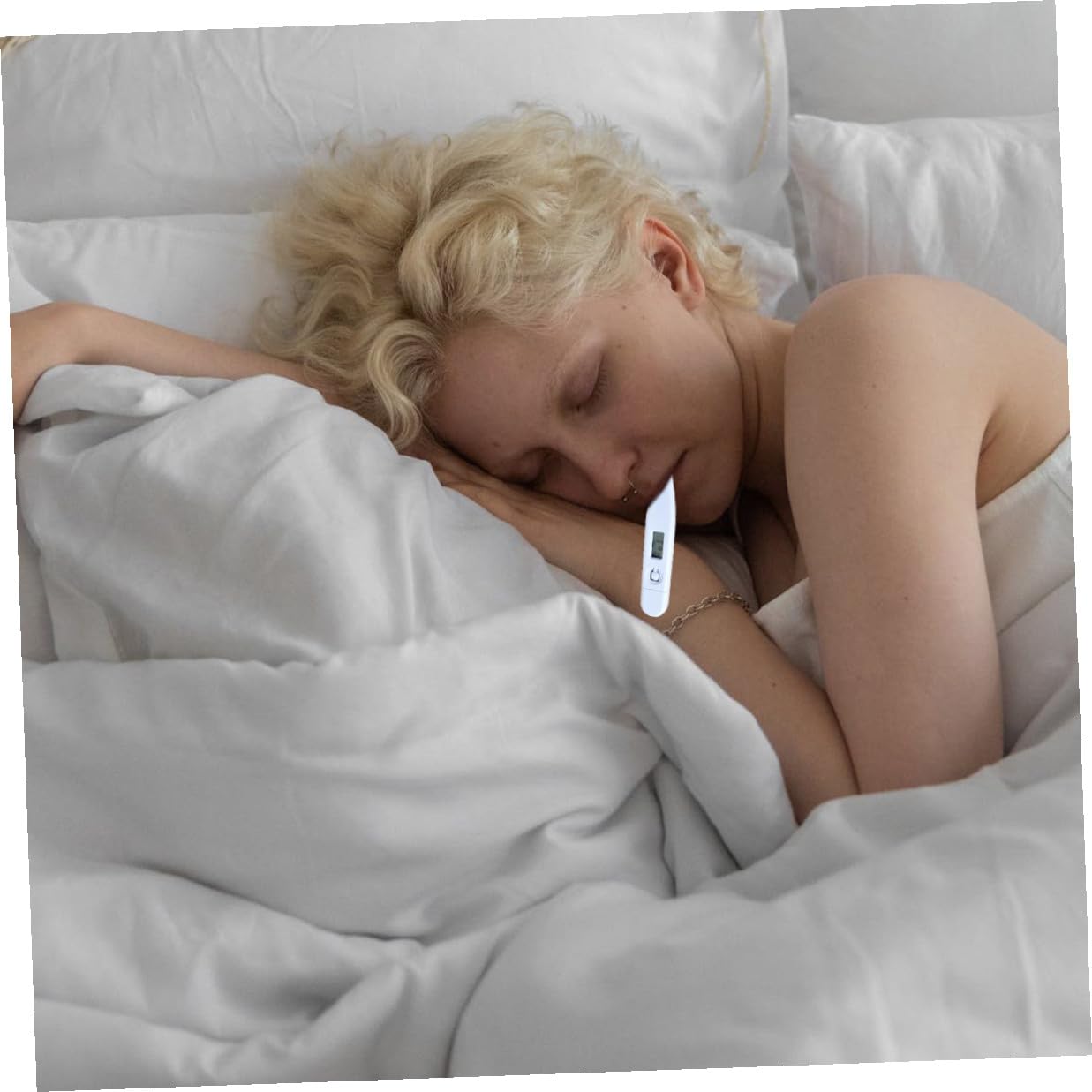 Disposable Probe Protective Covers Sleeves 200pcs Thin Film Disposable Oral Probe Protectors for Home and Use