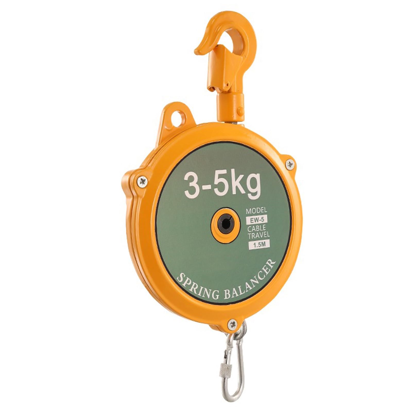 Apuavireo&Co One Color Spring Balancer, Retractable Spring Balancer Self-Locking For Industrial Use 1-200Kg(3-5Kg)