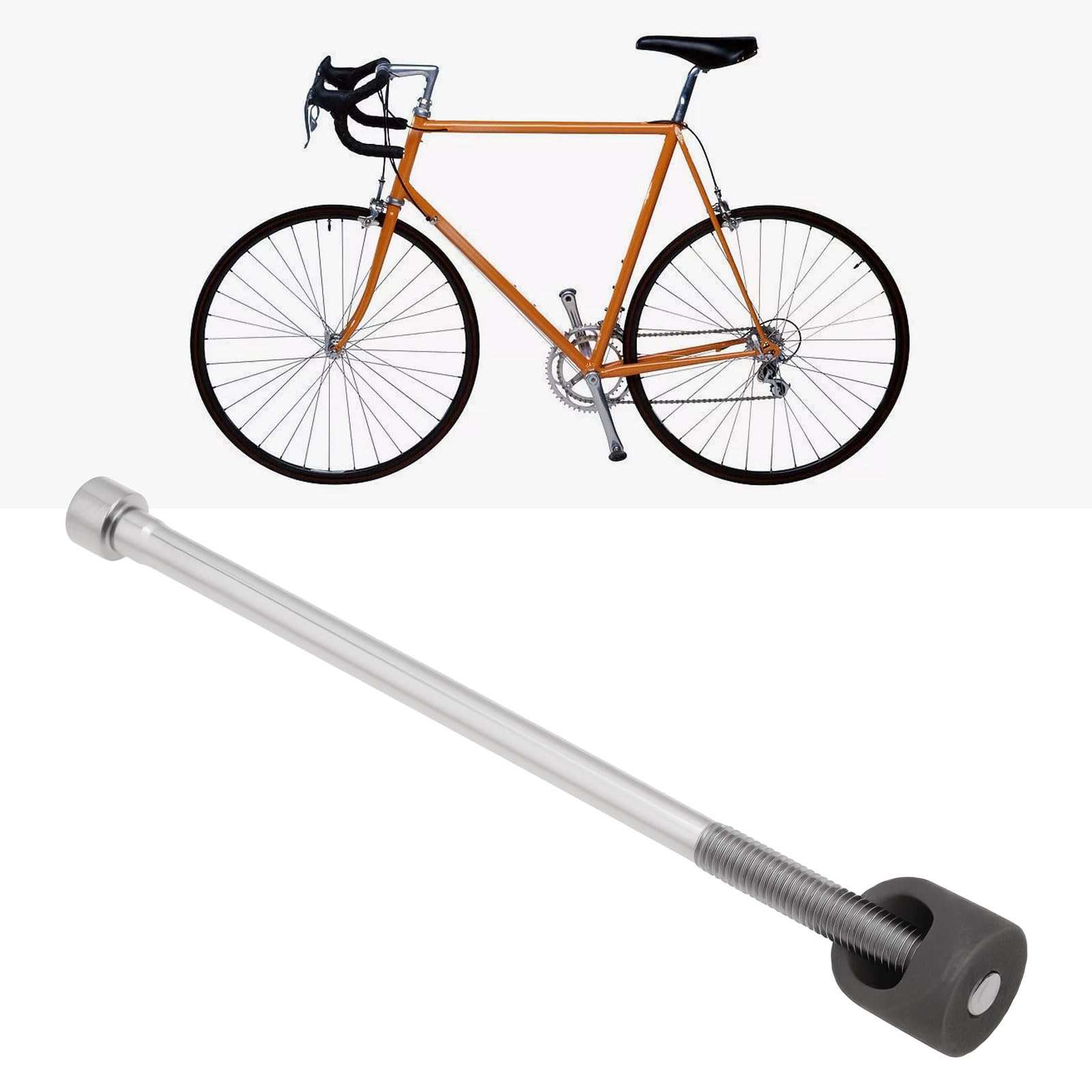vorbau adapter rennrad Be In Your Mind Citybike M8x170mm Hängeschraube 22mm Hängerotor Sport & Freizeit Accessory_Conversion Kit Rennradreisen Frankreich - Schönste Lock Ring:Black