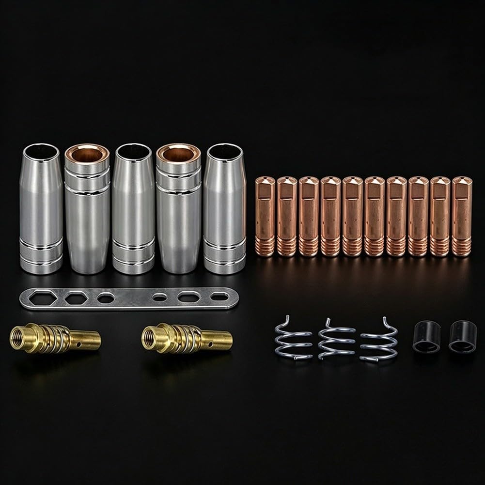 Kit Consumibles Soldadura para mig 24 Piezas AK15 MB15 Kit Consumibles