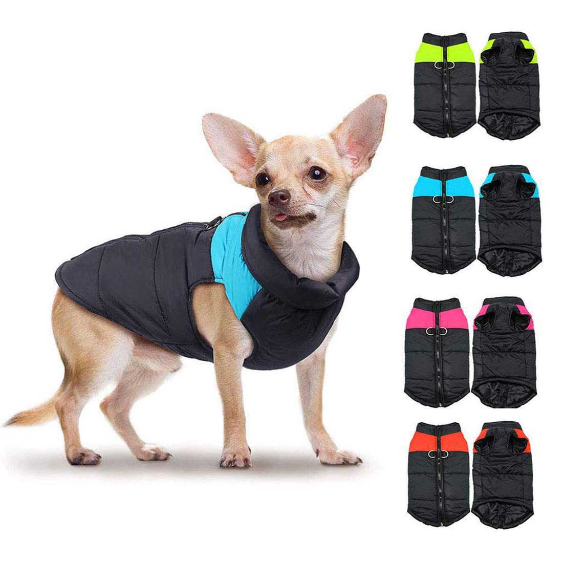 Homieco Hundemantel Winter - Warme Regenjacke Für Hunde Mit Reflektorstreifen