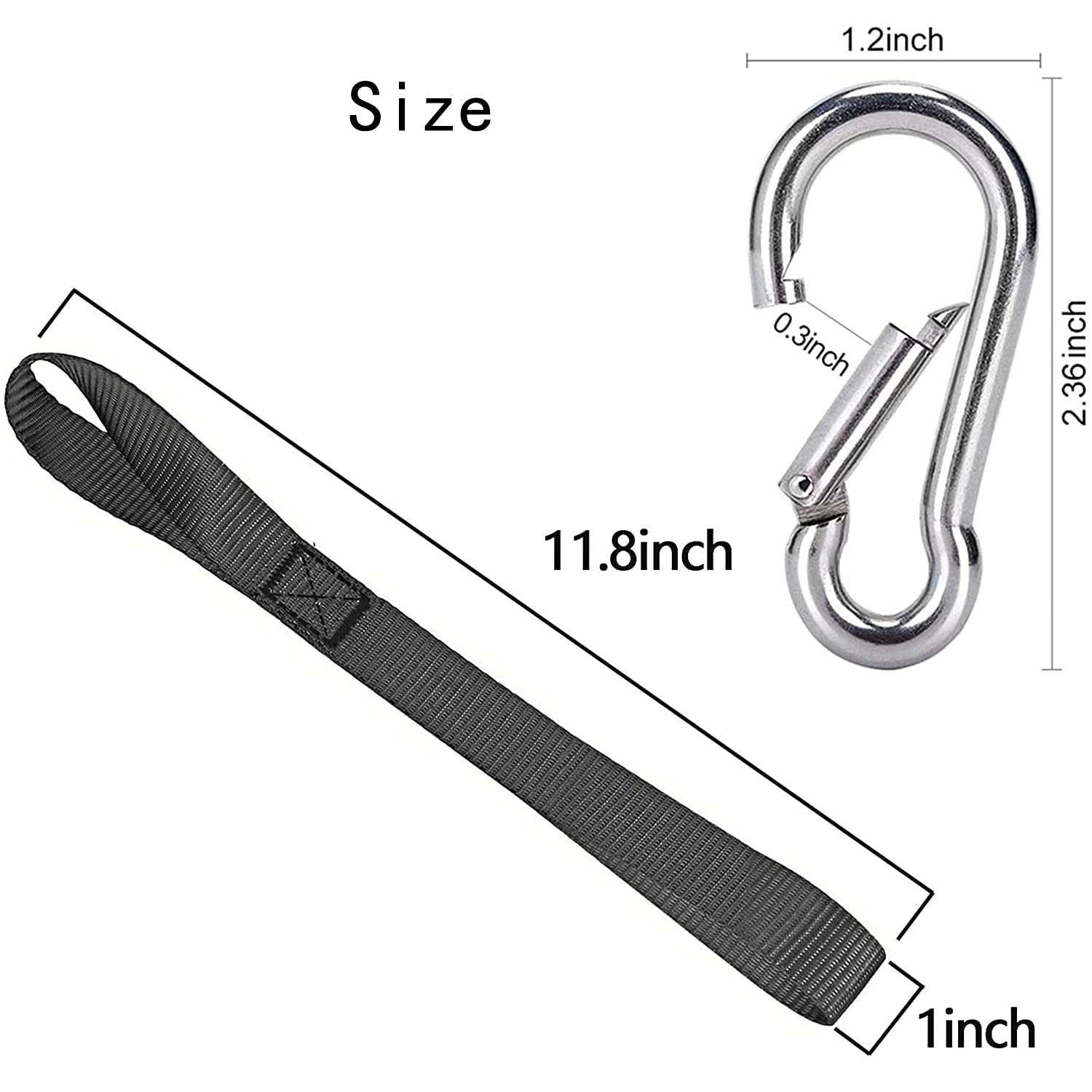 6 Pack Soft Loop Tie Down Straps, Ratchet Straps Heavy Duty Tie Down Strap, Black Ratchet Tie Down Straps for Securing Cargo on Truck, ATV, UTV, Motorcycles, Scooters, Dirt Bikes Equipment (Black)