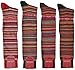 1 Pair Men's ExtraFine Merino Fancy Mini-Stripe OTC Italian Luxury Socks