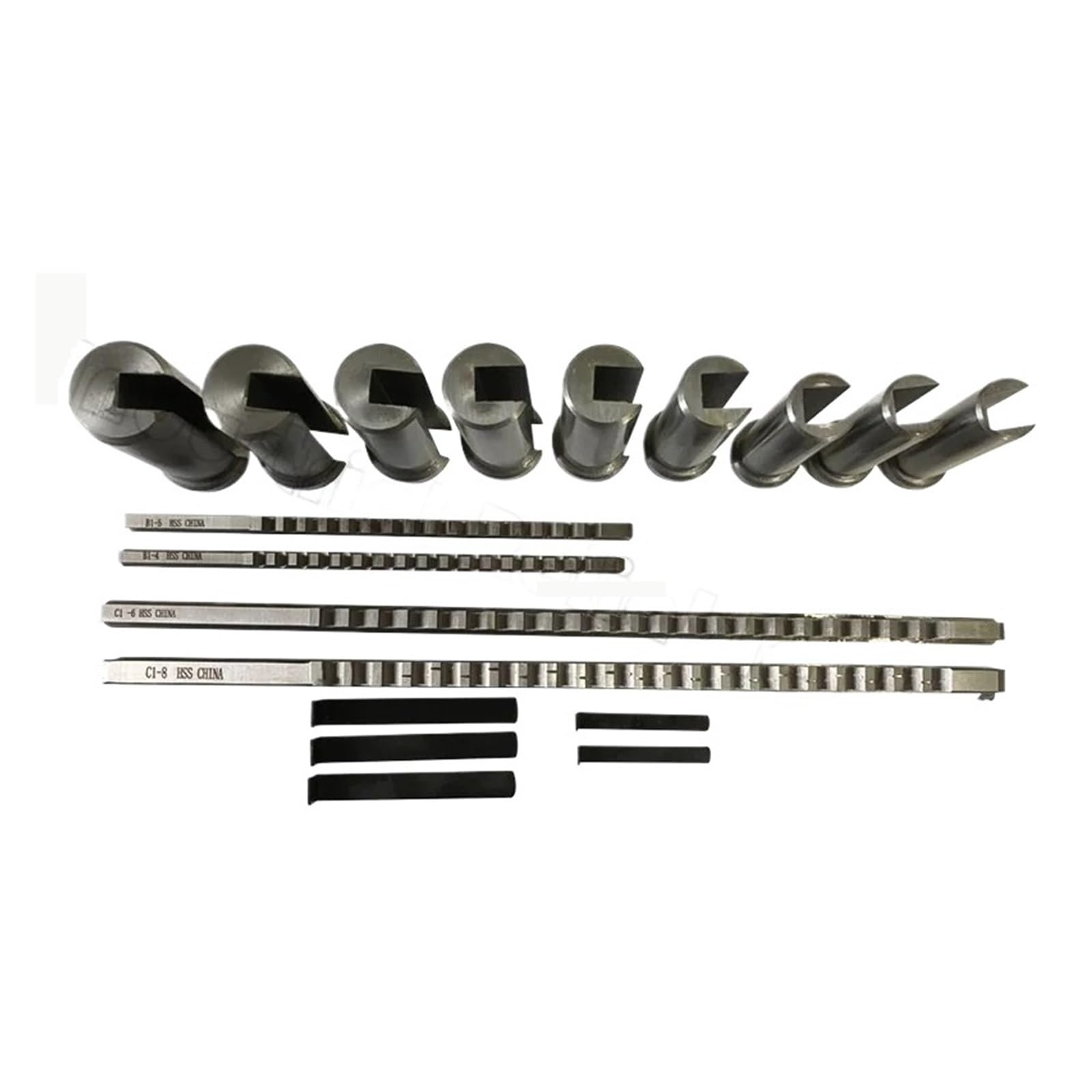 Zestaw 18 przeciągaczy metrycznych HSS 4 mm, 5, 6, 8, tuleje tnące 12-28, zestaw narzędzi CNC