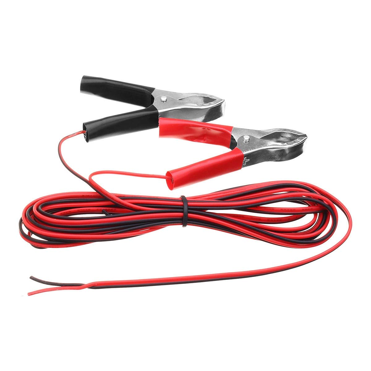 Pince crocodile pour panneau solaire kit de câblage noir et rouge 2m 3A