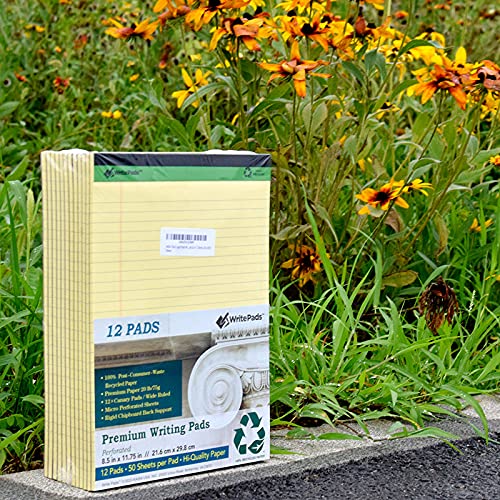 Bloc-notes à support rigide KAISA papier recyclé premium pour prise de note stable - 7