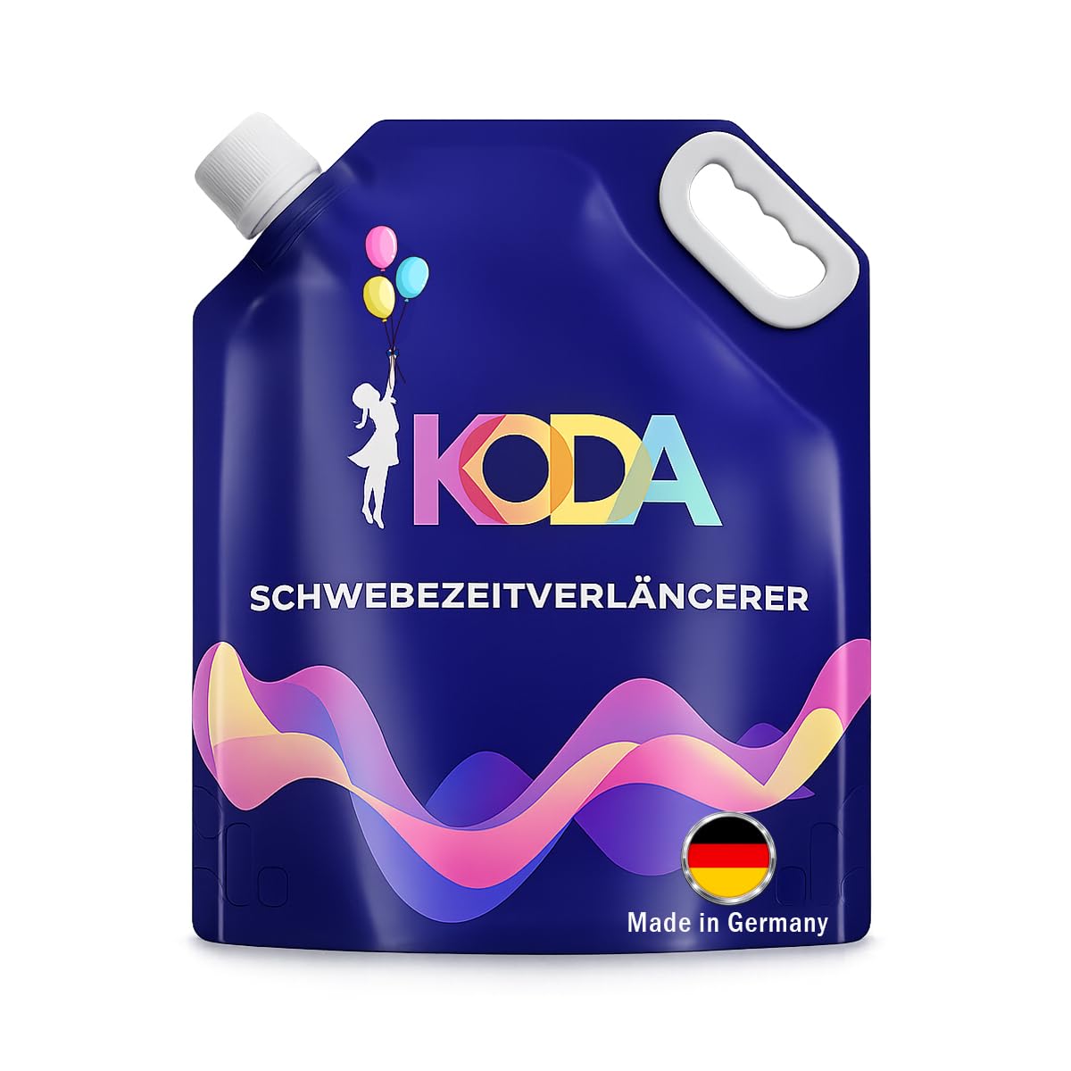 KODA Ballongel für Latexballons - Heliumgel - Schwebezeitverlängerer | für Helium gefüllte Ballons, 2,5 kg Profigebinde als Nachfüllpack, reicht für ca. 1200 Ballons 12-Zoll