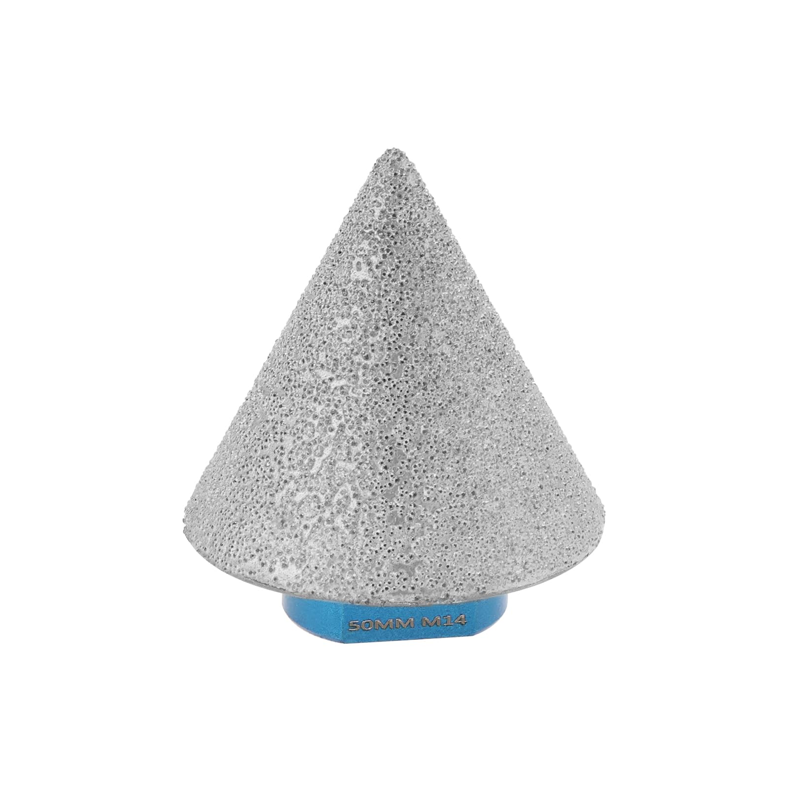 LT Easiyl 60 Degrees Diamond Beveling Chamfer Bit 50mm x M14 Thread Cone Tile Bit Grit #80/100 for Existing Holes in Tiles Marble Granite Shaping Enlarging Grinding