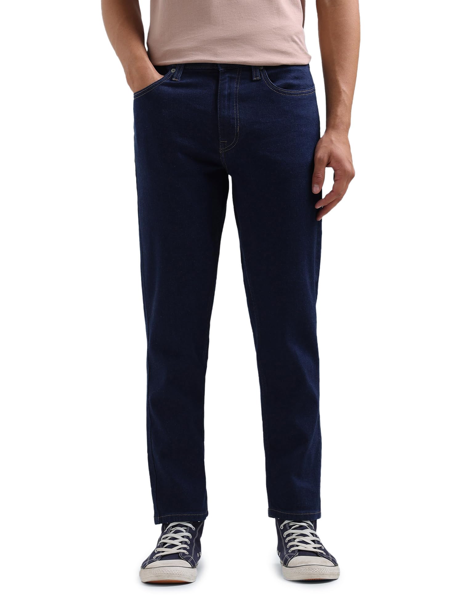 flying machine Men's Relaxed Tapered Fit Jeans| Solid | Mid Rise | Stretchable | Jeans for Man-picture-21