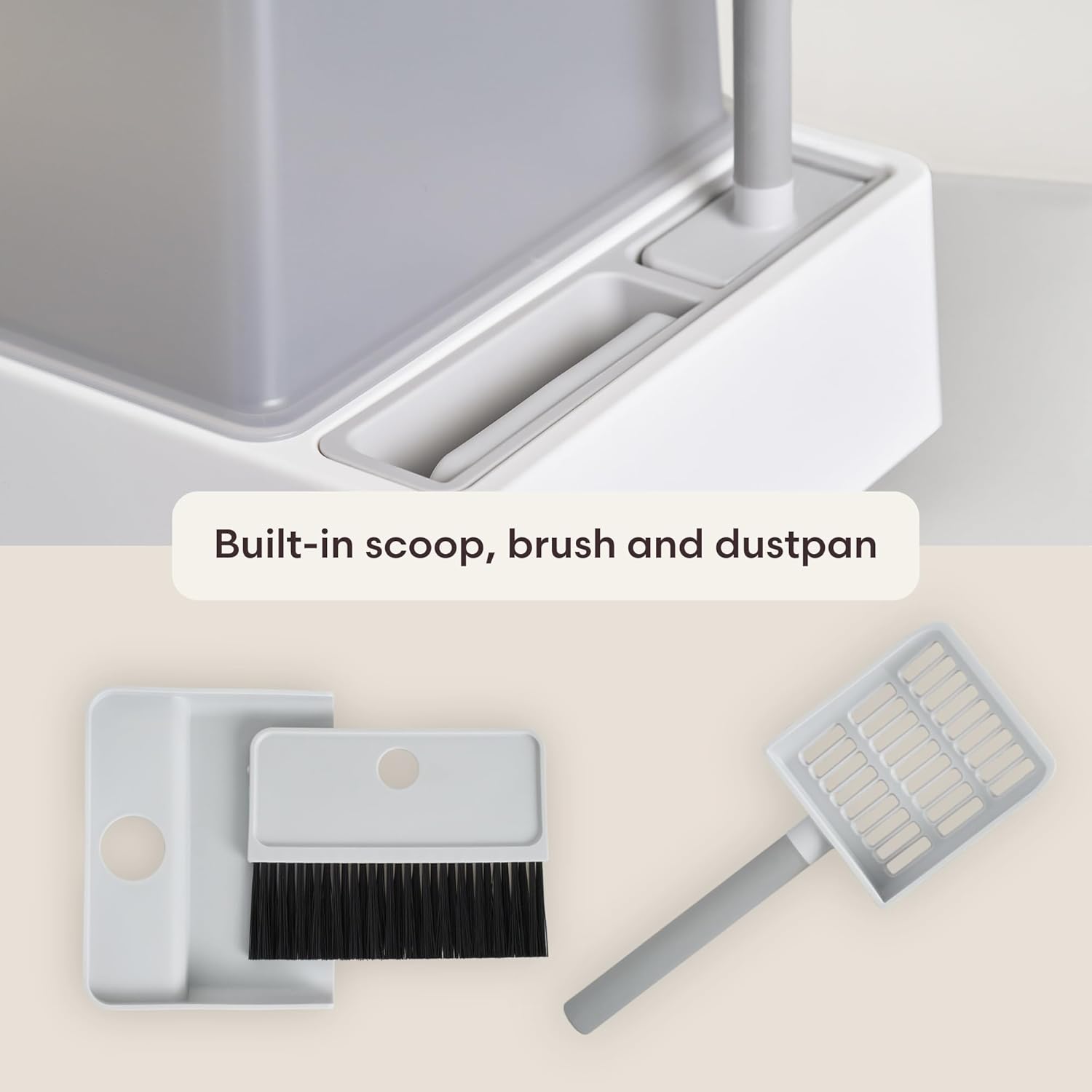 Tuft & Paw High Sided Cove Litter Box with 2X 9.5lb Low Tracking Tofu Cat Litter, Flushable Tofu Kitty Litter.