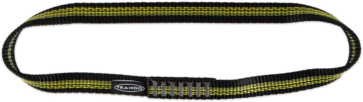 TRANGO Nylon Sling 16mm - Wide Durable Nylon Climbing Sling, Abrasion Resistant, 25kN, Color-Coded Lengths
