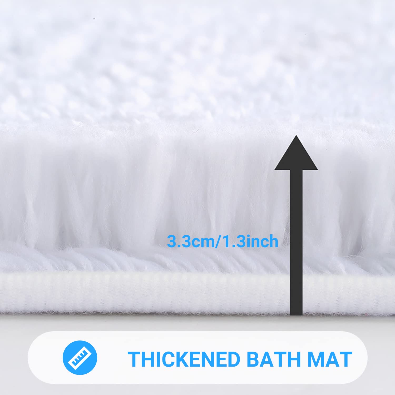 Tapis de bain en microfibre - Grand tapis de salle de bain - Antidérapant - Lavable - moelleux - Super absorbant - Pour douche, baignoire, toilettes, douche (rose, 60 x 90 cm)
