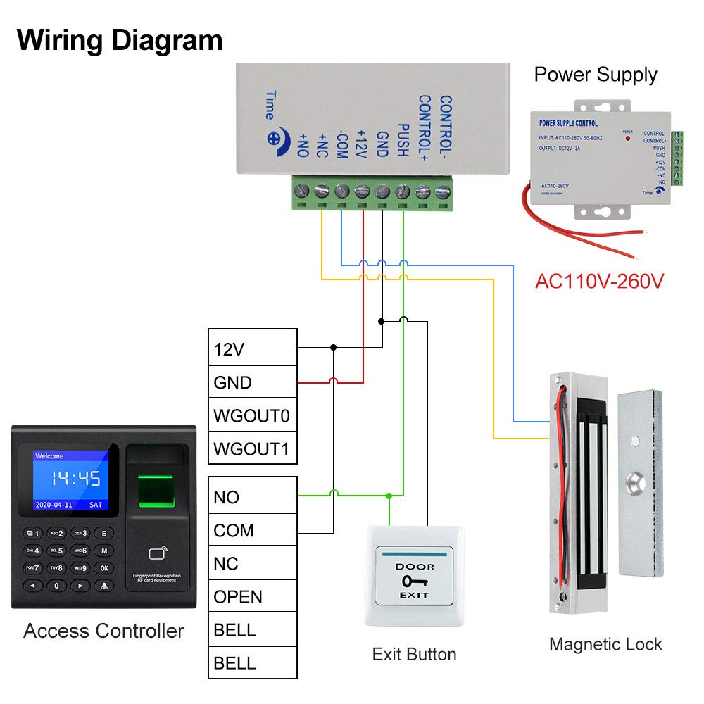 LUCINE 1.8 pulgadas Sistema de Asistencia Biométrica de Huellas Digitales Reloj Registrador Dispositivo de Grabación Máquina Electrónica F30