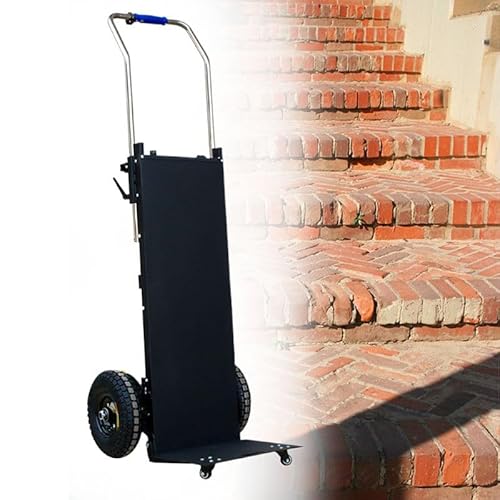 WEIMILOR Diables électriques pour Monter Les escaliers, Chariot pour déplacer des Meubles Lourds, capacité de 440 LB, Chariot à Main Robuste avec Moteur à 4 Roues, alimenté par Batterie