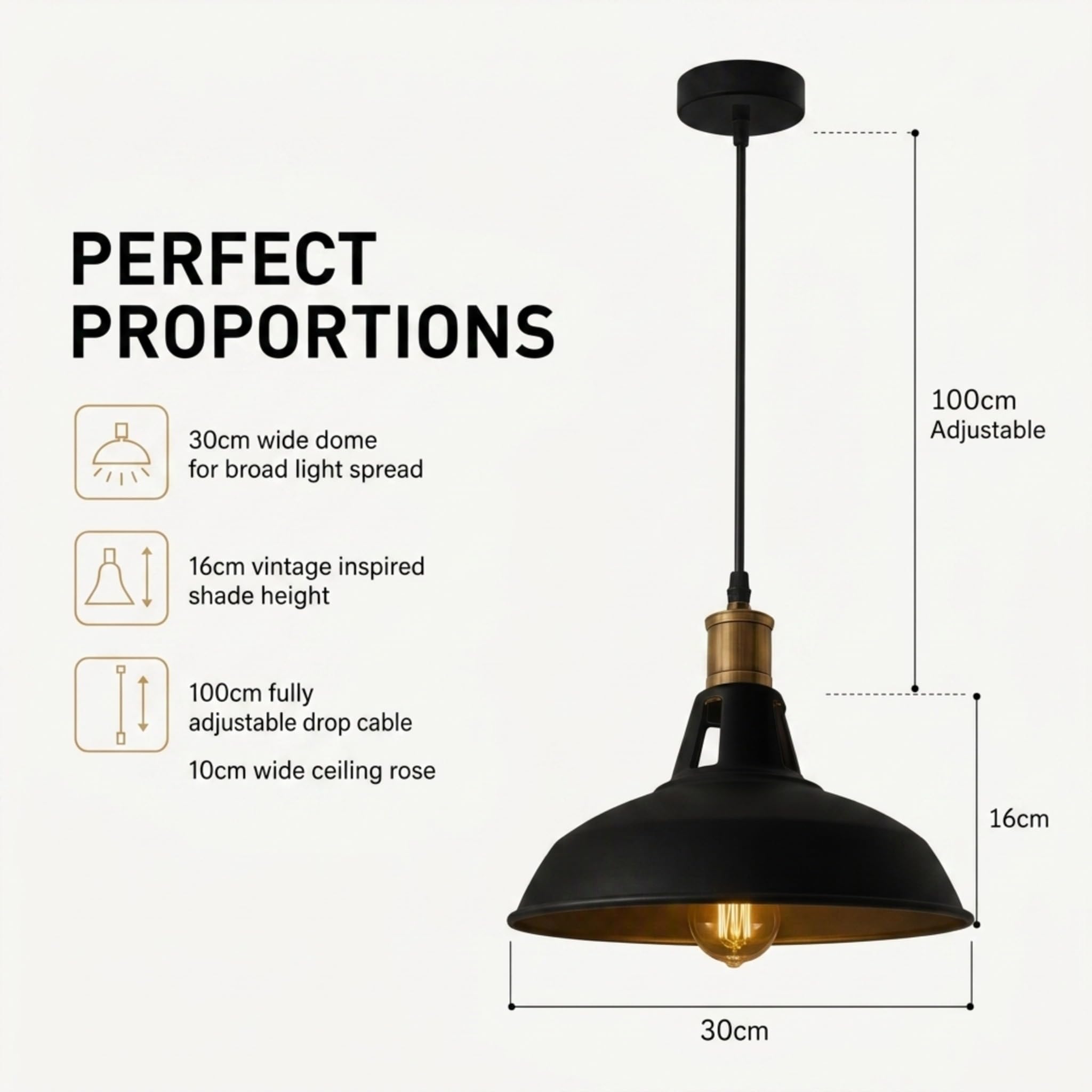 3 szt. vintage retro żyrandol przemysłowy lampa sufitowa E27 klosz metalowy lampa wisząca LED loft zawieszenie. (NOR)