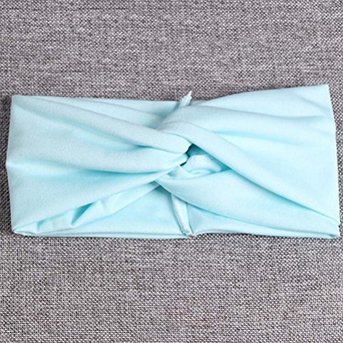 8 peças Faixa de cabelo feminina elástica turbante cabeça cruzada faixa de cabelo para pentear o cab