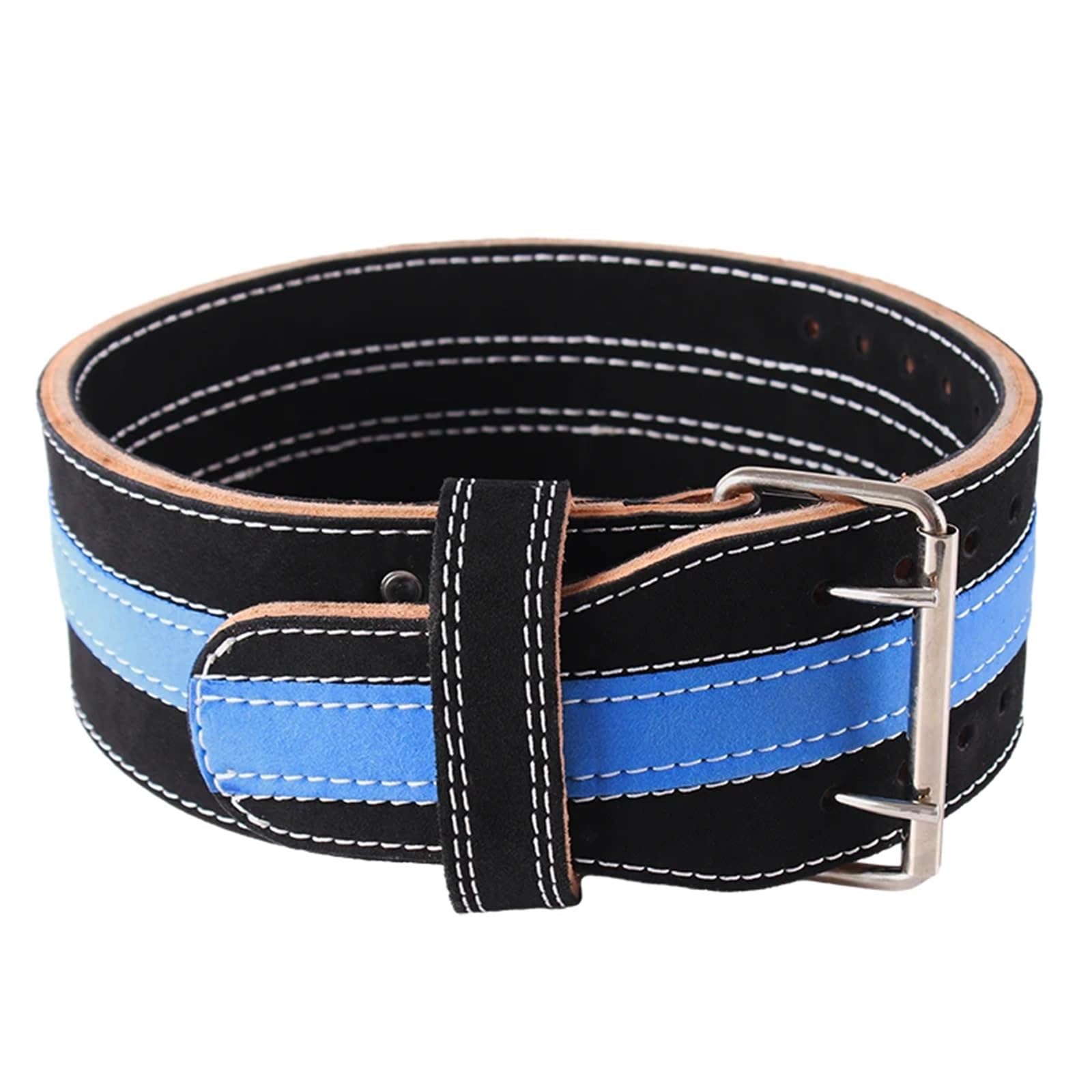 Cinturón de Levantamiento de Pesas de Piel de Vaca, Protector de Cintura for Entrenamiento de Fuerza, Faja de Levantamiento de Pesas de Cuero de 4 Capas, 10 mm de Grosor