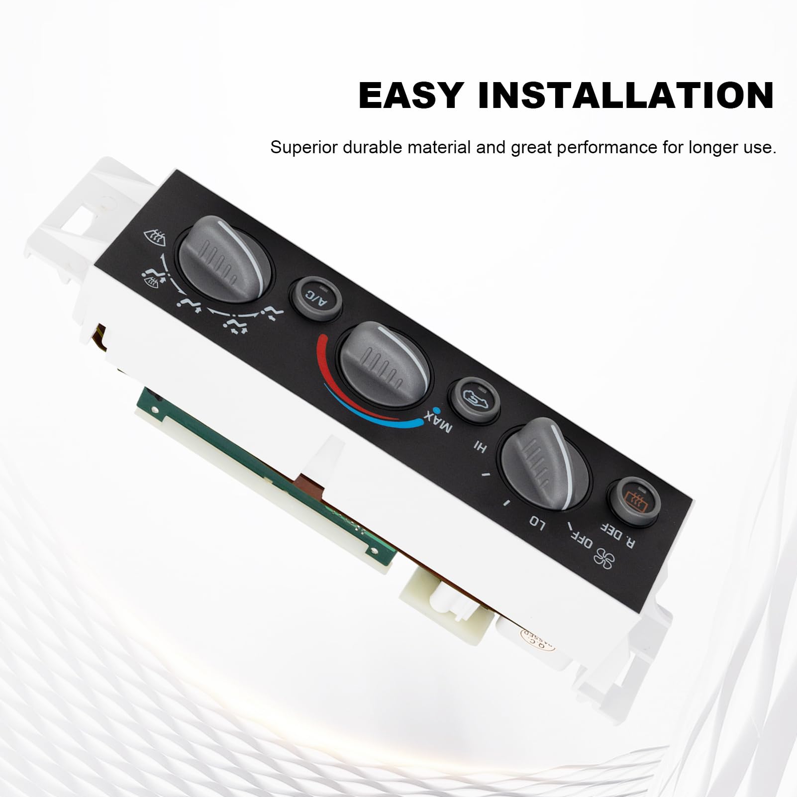 599-006 HVAC A/C Heater Control Panel Switch With Zambia - View #3