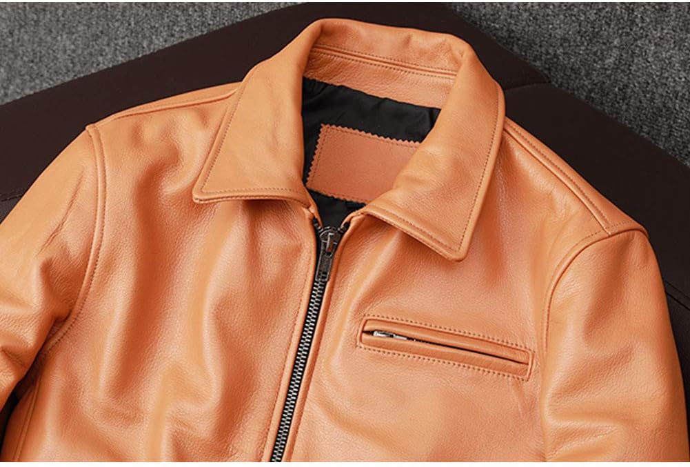 1.2mm 茶芯カウハイド 30'sスタイル シングルライダース レザー