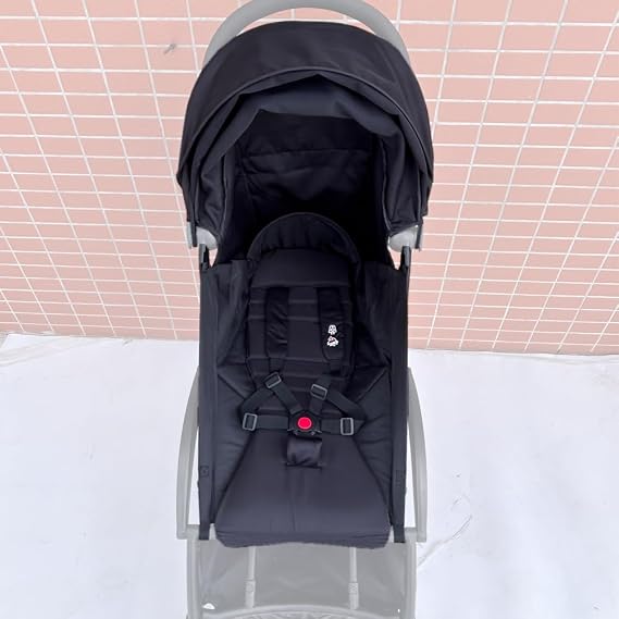 Baby Stroller Accessories 6+ Clothe Replacement Kit Compatible with Babyzen YOYO2 Strollers - Waterproof Fabric - Stroller Canopy, Seat Cushion & Seat Base (All Season Set)