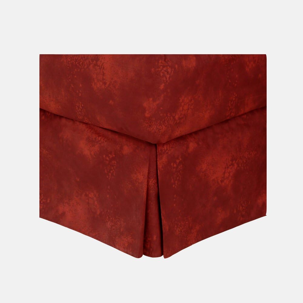 Pomegranate Red Bedskirt Full Home & Kitchen