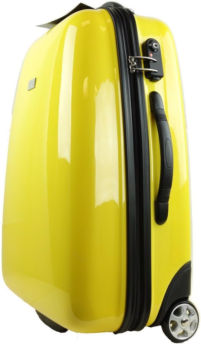 23" medium carry-on Hardside Luggage Electric yellow