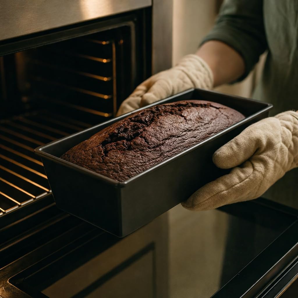Molde de Horno Plumcake - Molde Rectangular para Pan - Molde de Repostería para Bizcochos de Acero al Carbono con Recubrimiento Antiadherente - 30 cm - Set de 2