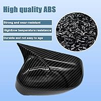 Vista 5 de XITER 2 piezas de ABS plástico cuerno de buey cubierta de espejo retrovisor lateral para decoración exterior del espejo retrovisor para el 8º Honda